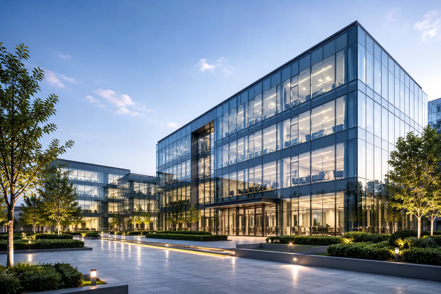 Primegate Business Solutions modern office building
