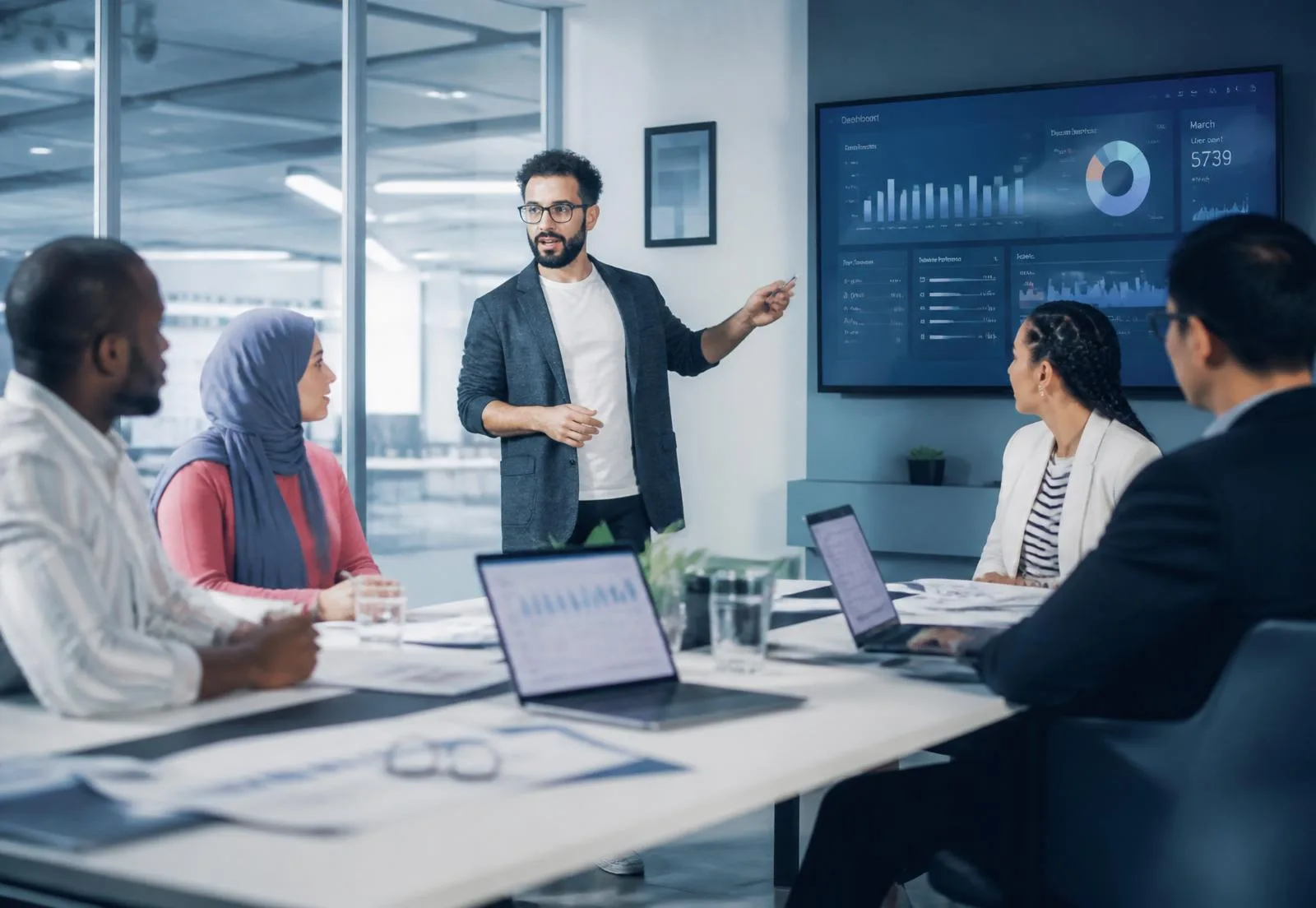 Primegate specialists collaborating on client operations